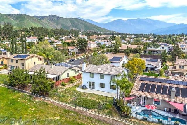 11834 Greenbluff Way, Yucaipa, CA 92399 - aerial perspective of suburban area with a mountain backdrop