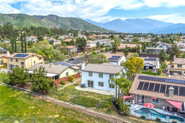 11834 Greenbluff Way, Yucaipa, CA 92399 - aerial view of residential area with mountains