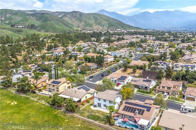 11834 Greenbluff Way, Yucaipa, CA 92399 - aerial perspective of suburban area with mountains