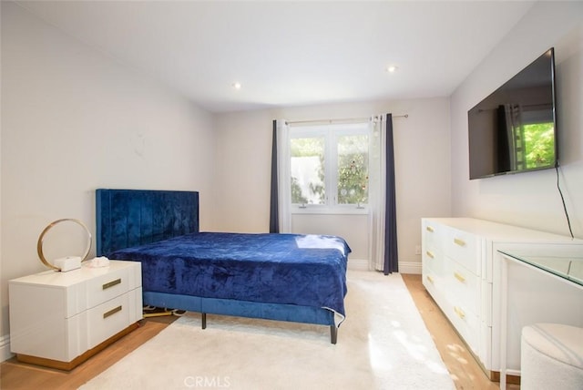 16040 W Sunset Blvd Unit 102, Pacific Palisades, CA 90272 - bedroom with recessed lighting and baseboards