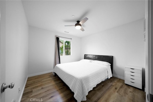 1639 Tivoli St, Redlands, CA 92374 - bedroom featuring wood finished floors and ceiling fan