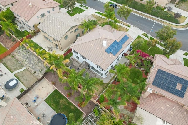 birds eye view of property featuring a residential view