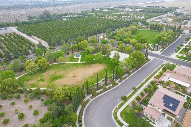 aerial view featuring a rural view