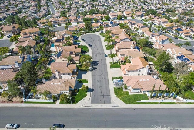 drone / aerial view featuring a residential view