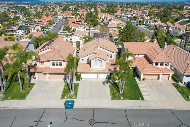 drone / aerial view featuring a residential view