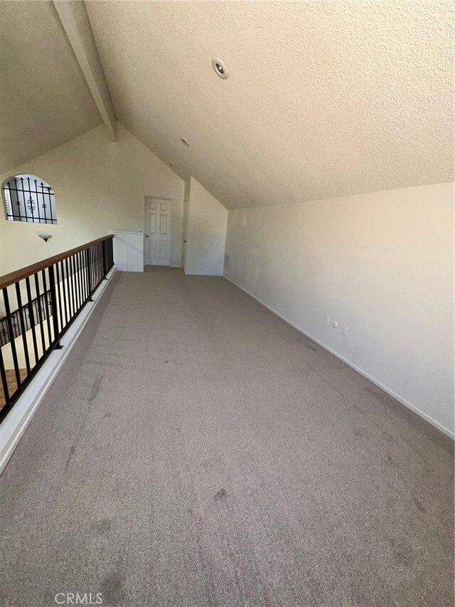 19229 Pine Way, Apple Valley, CA 92308 - bonus room featuring carpet flooring, a textured ceiling, and baseboards