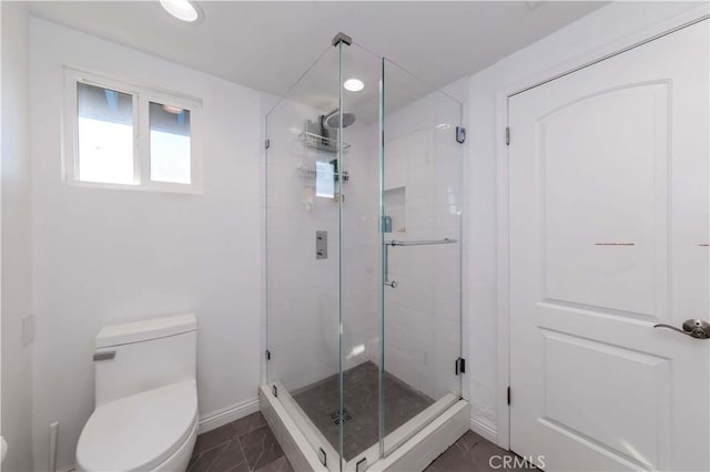 30358 Via Rivera, Rancho Palos Verdes, CA 90275 - full bathroom with toilet, a stall shower, and baseboards