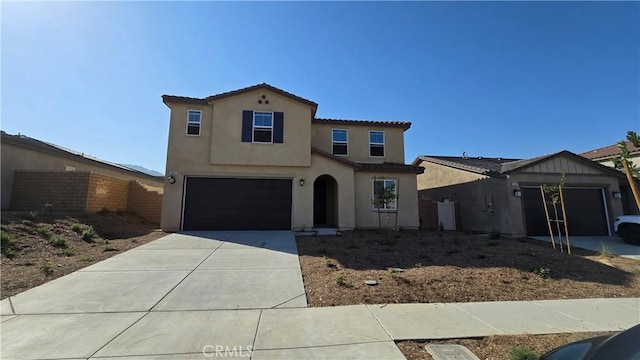 19427 Seeding Palace Cir, Riverside, CA 92507 - view of front of property featuring concrete driveway, stucco siding, and a garage