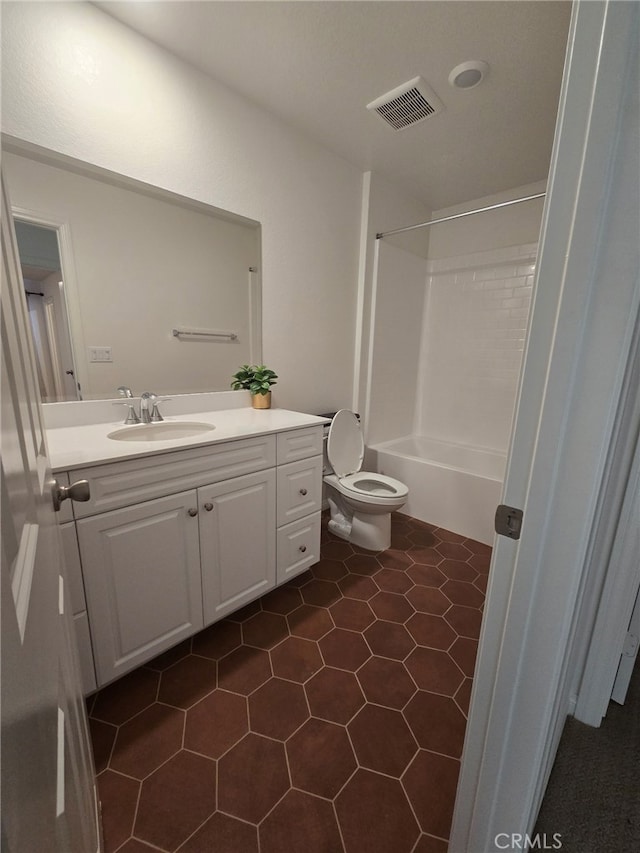 19427 Seeding Palace Cir, Riverside, CA 92507 - full bathroom featuring tile patterned flooring, vanity, toilet, and shower / washtub combination