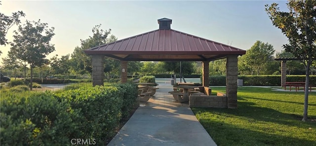 19427 Seeding Palace Cir, Riverside, CA 92507 - surrounding community with a gazebo and a yard