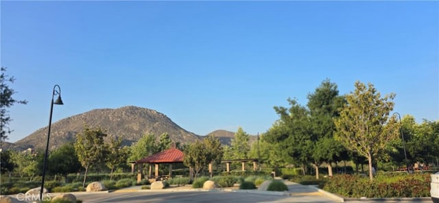 19427 Seeding Palace Cir, Riverside, CA 92507 - view of home's community featuring a mountain view and a gazebo
