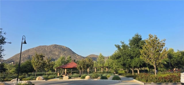 19427 Seeding Palace Cir, Riverside, CA 92507 - view of home's community featuring a mountain view and a gazebo