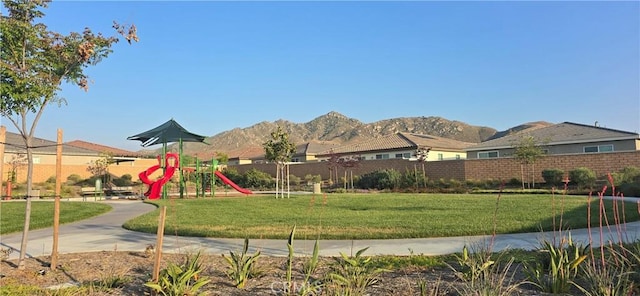 19427 Seeding Palace Cir, Riverside, CA 92507 - community playground featuring a mountain view