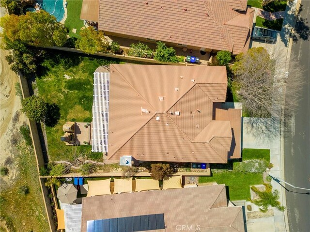28514 High Ridge Dr, Saugus, CA 91390 - drone / aerial view