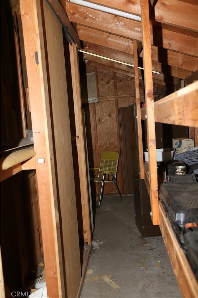 view of basement