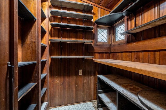 view of storage area