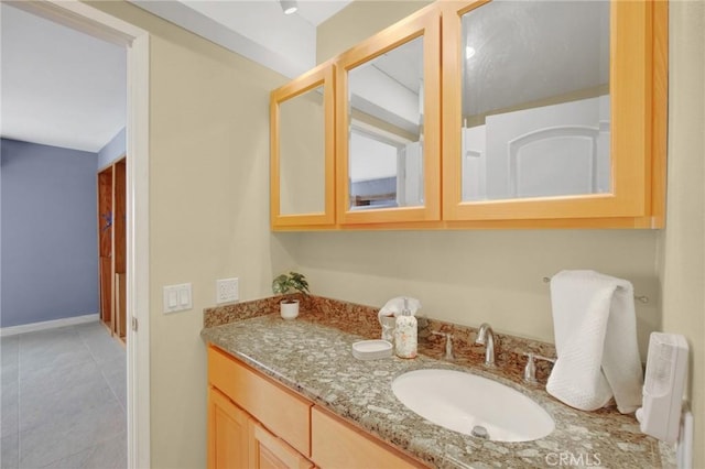 2235 W 25th St Unit 123, San Pedro, CA 90732 - bathroom with tile patterned flooring and vanity