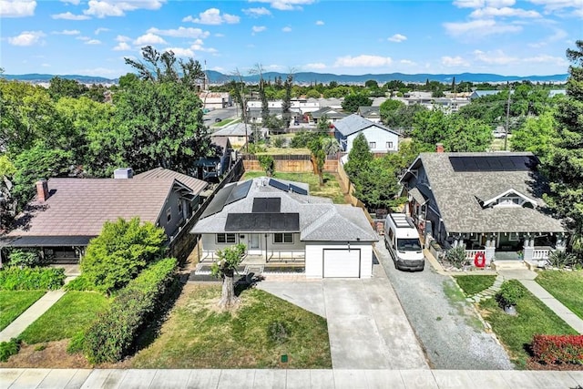 217 N Sacramento, Willows, CA 95988 - aerial perspective of suburban area with a mountainous background