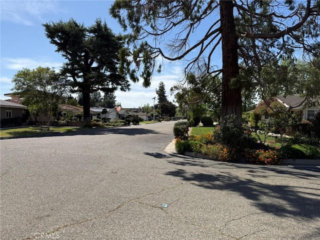 view of street with a residential view
