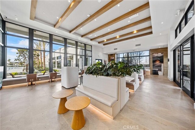 lobby featuring visible vents