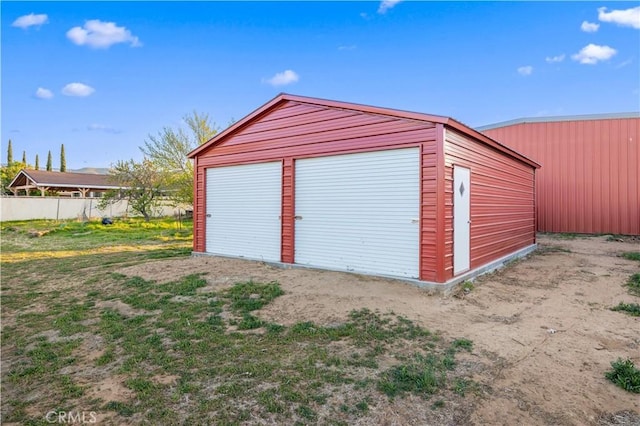 41018 40th St W, Palmdale, CA 93551 - view of detached garage