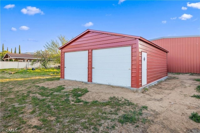 41018 40th St W, Palmdale, CA 93551 - view of detached garage