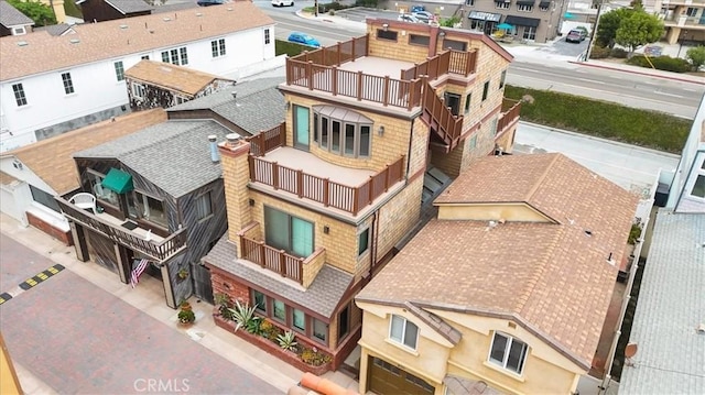 57 B Surfside Ave, Surfside, CA 90743 - aerial view with a residential view
