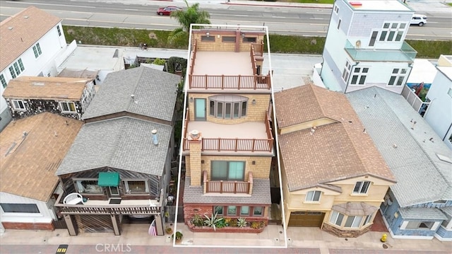 57 B Surfside Ave, Surfside, CA 90743 - drone / aerial view with a residential view