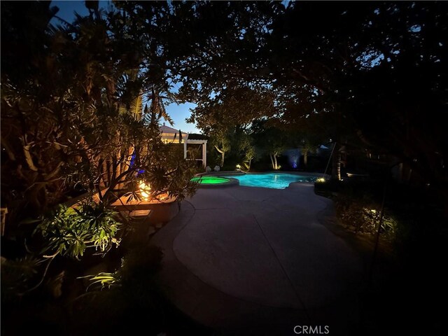 17816 Tuscan Dr, Granada Hills, CA 91344 - view of pool with a patio and a pool with connected hot tub