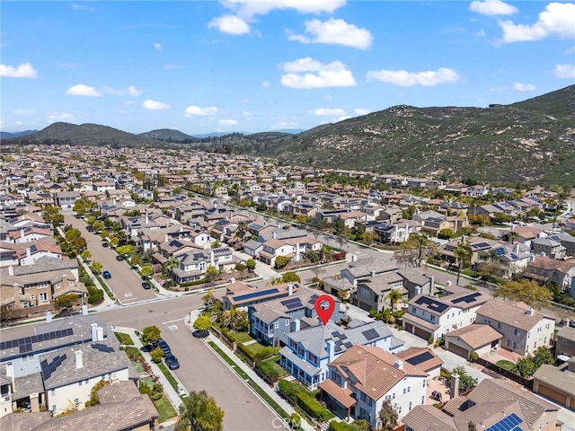 17245 Eagle Canyon Pl, San Diego, CA 92127 - aerial perspective of suburban area with a mountain backdrop