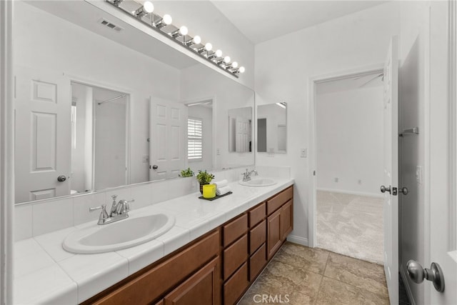 17245 Eagle Canyon Pl, San Diego, CA 92127 - full bath featuring double vanity and tile patterned floors