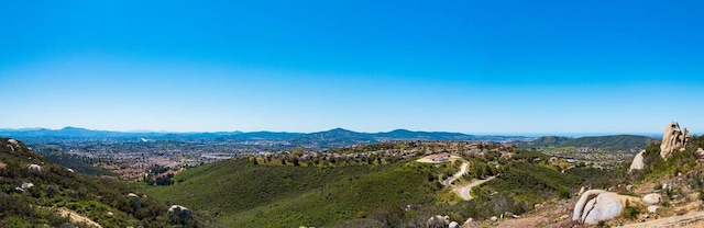 view of mountain feature