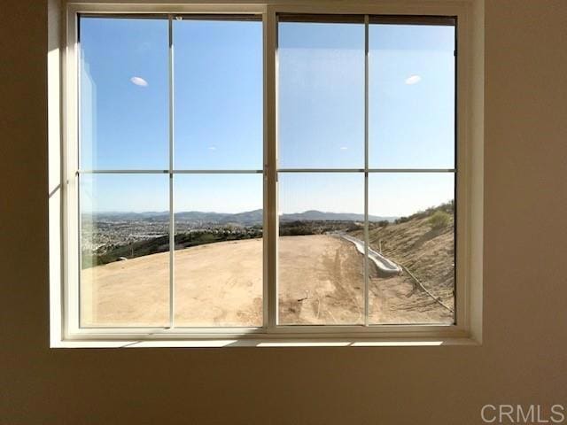 details with a mountain view