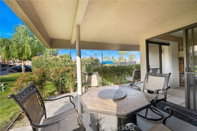 view of patio / terrace with outdoor dining space