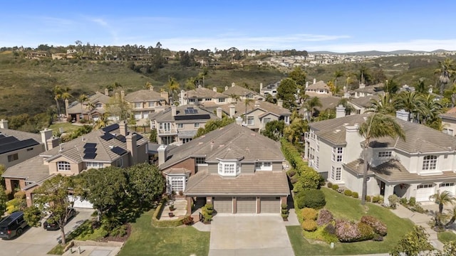 aerial overview of property's location featuring nearby suburban area