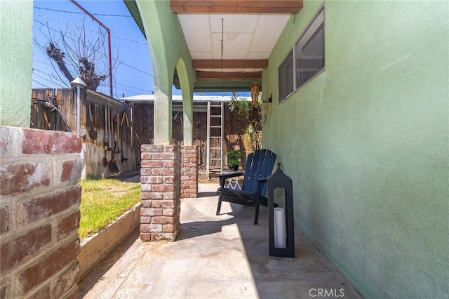view of patio