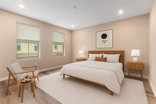 1771 Laurelwood Way, Oceanside, CA 92056 - bedroom with light wood finished floors and recessed lighting