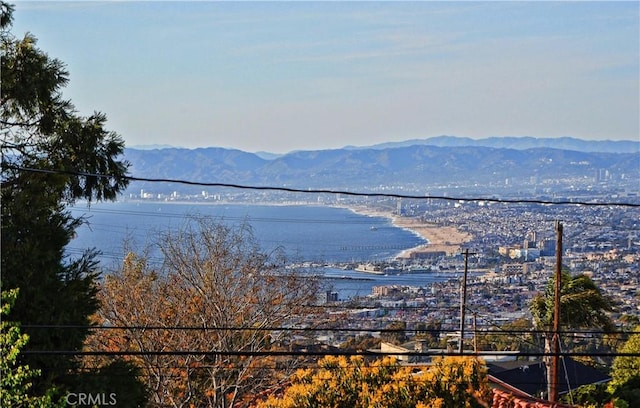 26235 Birchfield Ave, Rancho Palos Verdes, CA 90275 - water view featuring a mountainous background