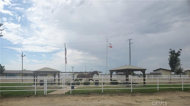 view of stable