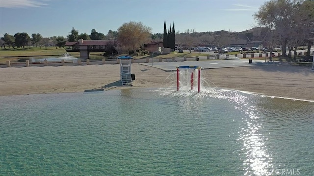 view of water feature