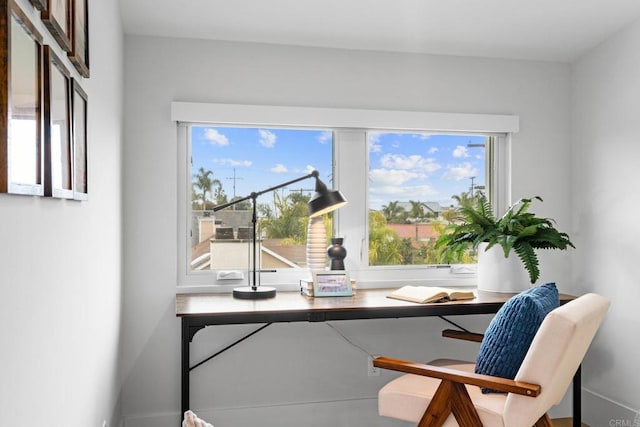view of office space