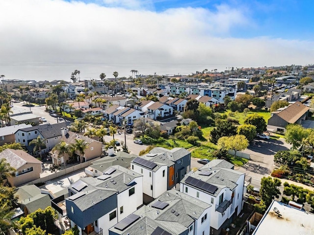 aerial view of residential area