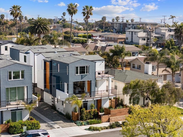 aerial perspective of suburban area