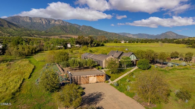 11100 Sulphur Mountain Rd, Ojai, CA 93023 - aerial view with a mountain view and a rural view