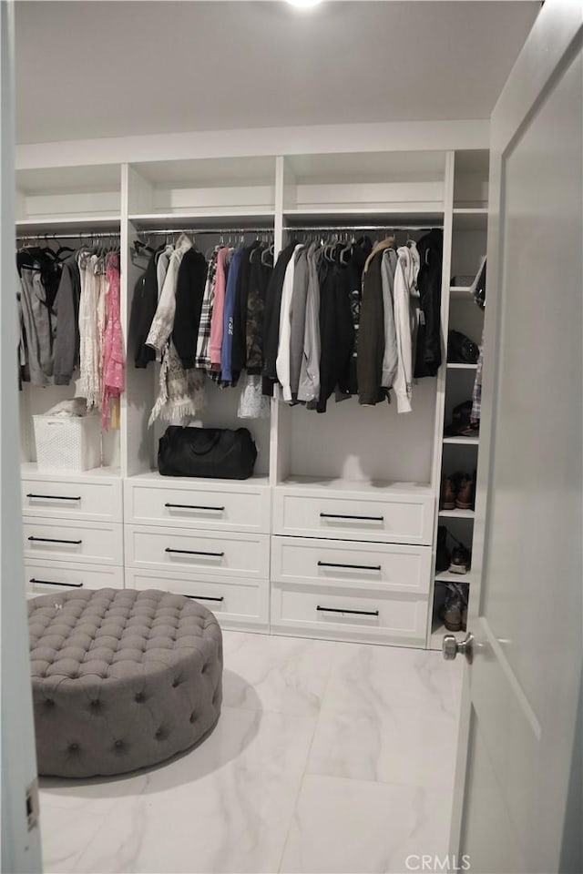 view of closet