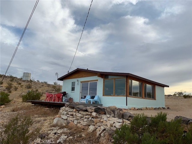 view of property exterior