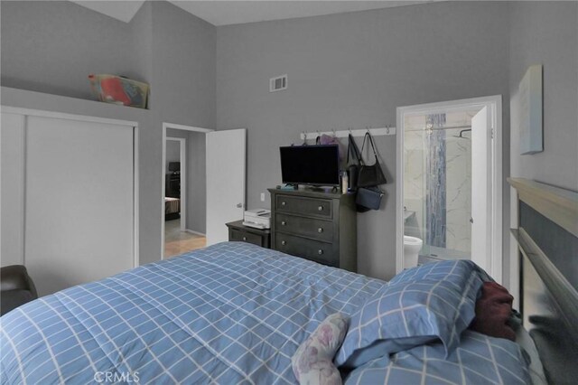 14696 Blackbush Rd, Moreno Valley, CA 92553 - bedroom featuring a towering ceiling and visible vents