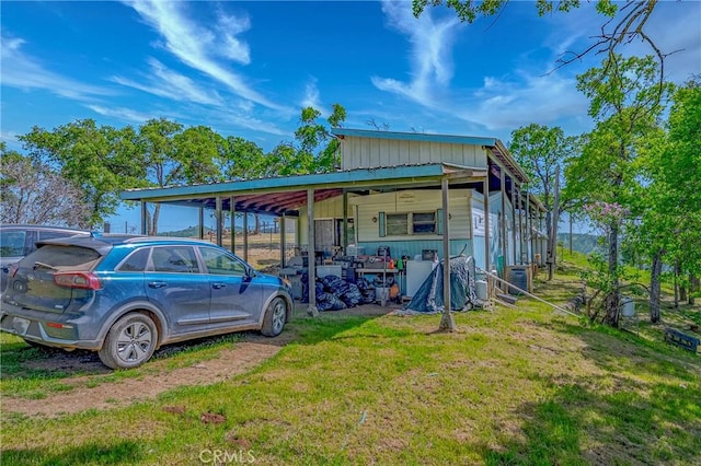 view of car parking