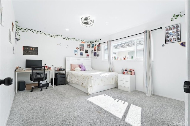 5201 Del Serra Cir, La Palma, CA 90623 - carpeted bedroom with a desk and baseboards