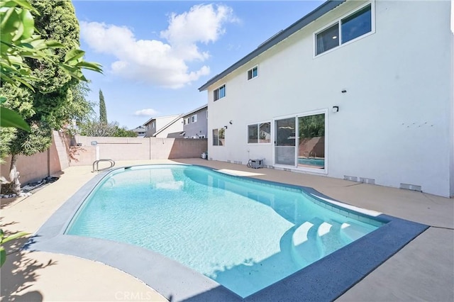 5201 Del Serra Cir, La Palma, CA 90623 - view of swimming pool featuring a fenced backyard and a patio